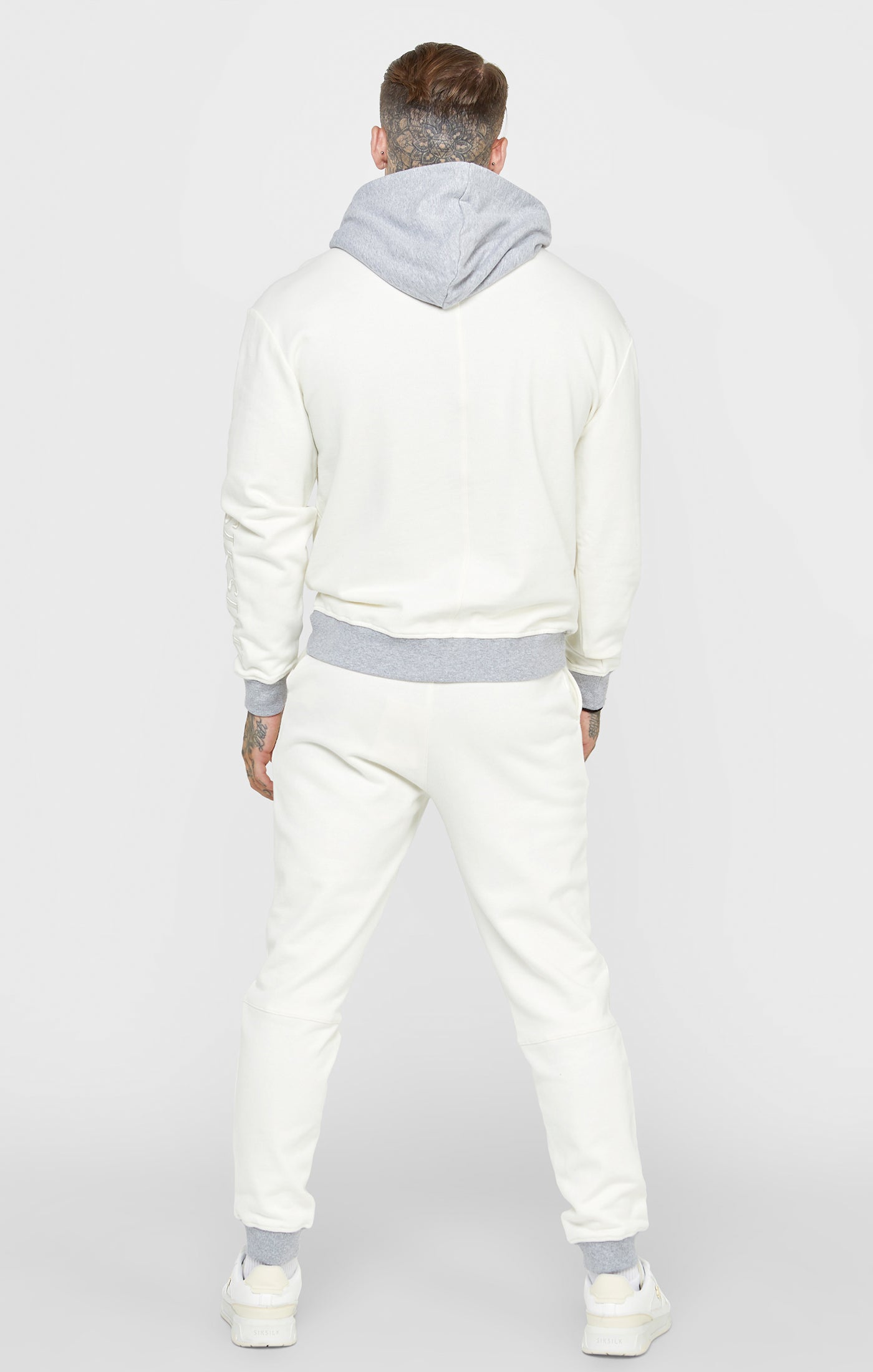Load image into Gallery viewer, Ecru Contrast Waistband Jogger (4)
