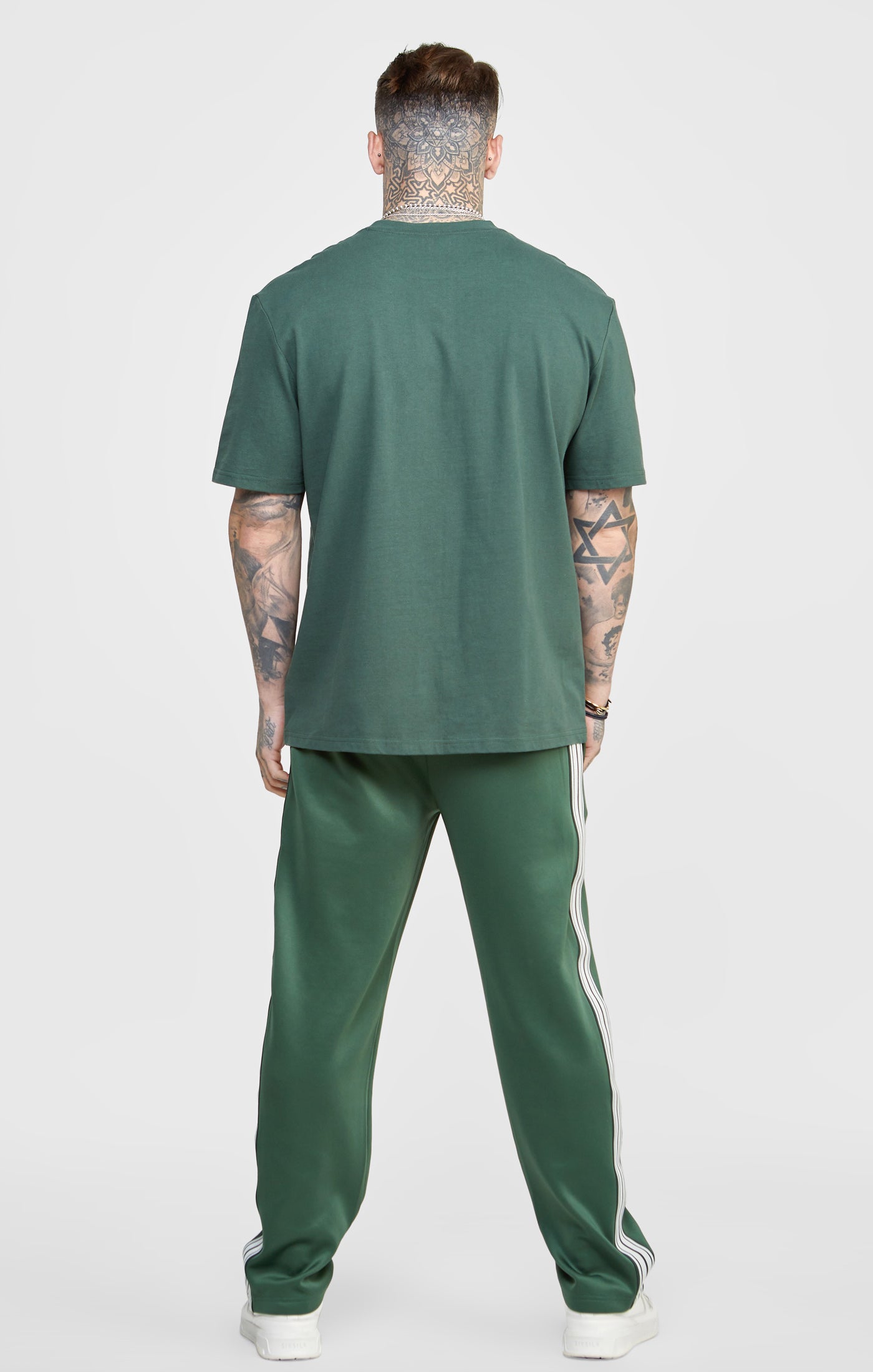 Load image into Gallery viewer, Green Smart Straight Leg Track Pant (4)