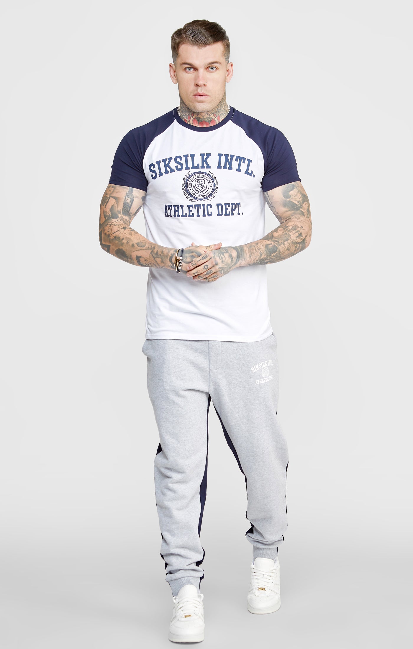 Load image into Gallery viewer, Navy Contrast Jogger (2)