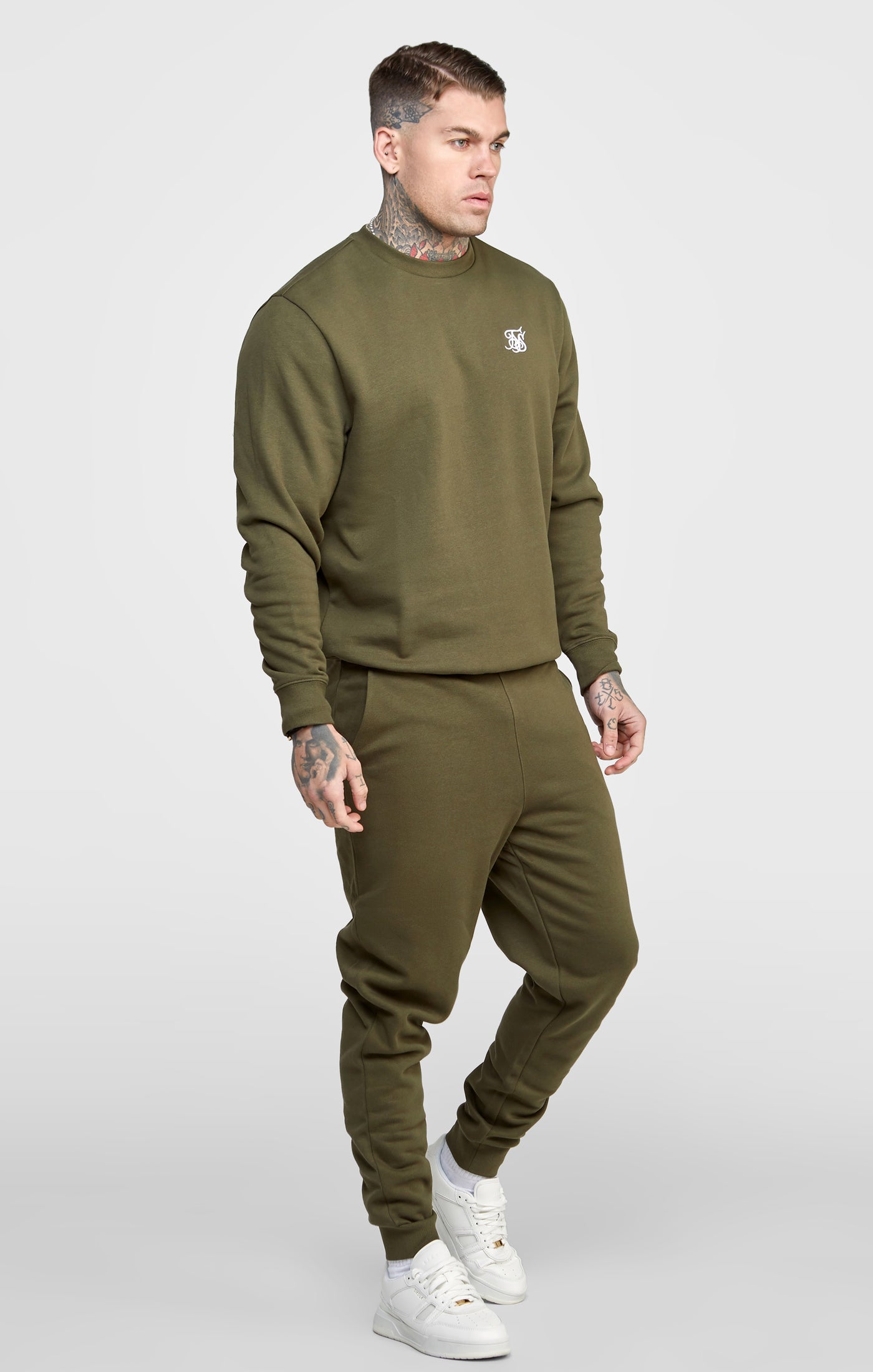 Load image into Gallery viewer, Khaki Essential Cuffed Jogger (2)