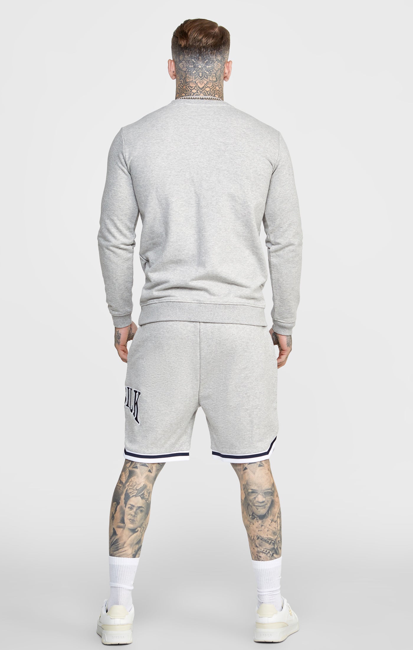 Load image into Gallery viewer, Grey Marl Collegiate Sweatshirt (4)