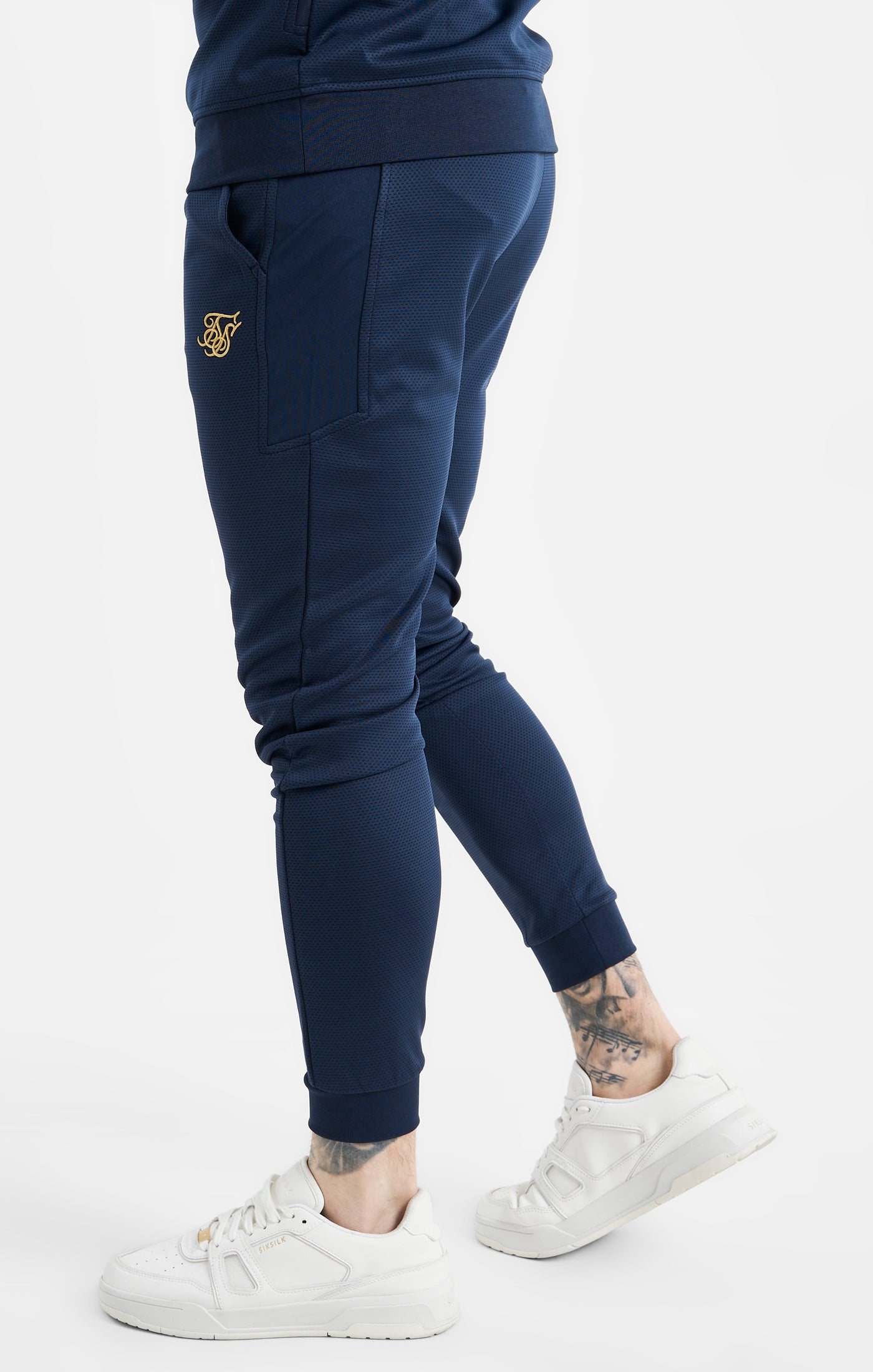 Load image into Gallery viewer, Navy Collegiate Jogger (1)
