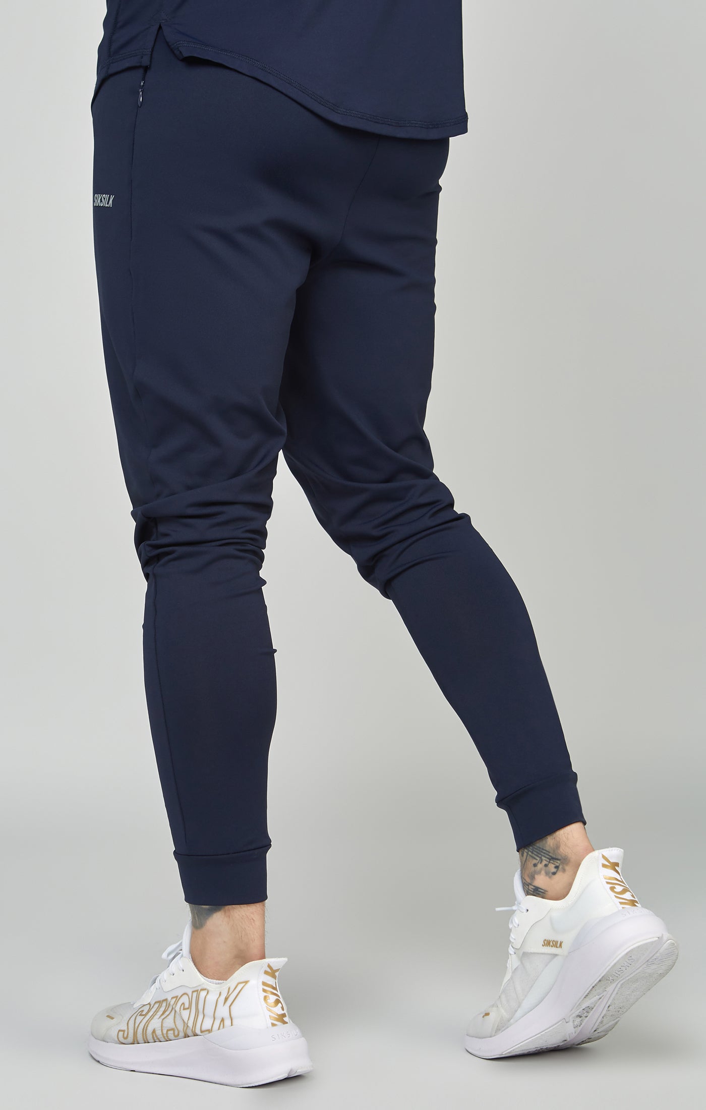 Load image into Gallery viewer, Navy Sports Muscle Fit Track Pant (3)