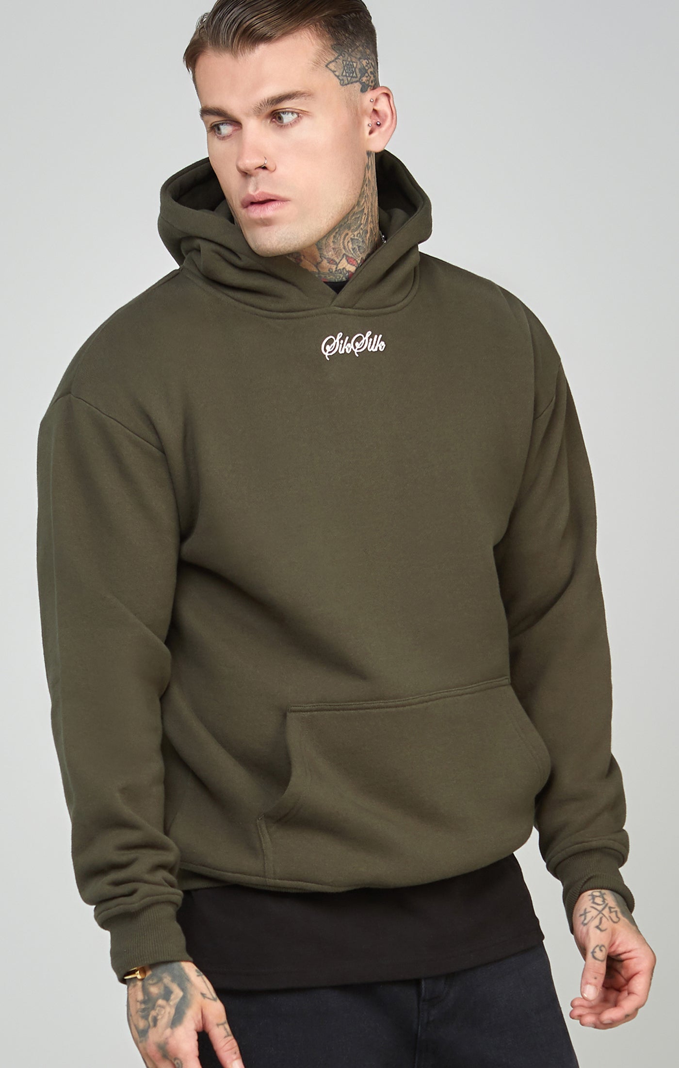 Load image into Gallery viewer, Script Logo Oversized Hoodie