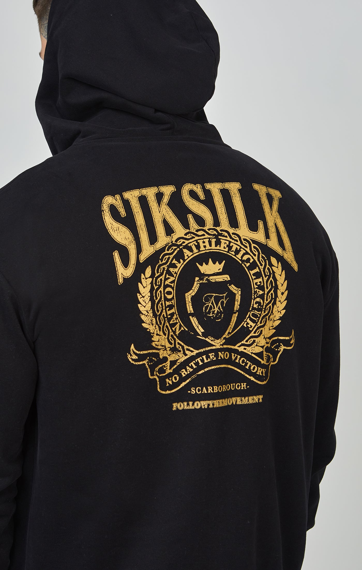 Load image into Gallery viewer, Oversized Crest Logo Zip Through Hoodie (1)
