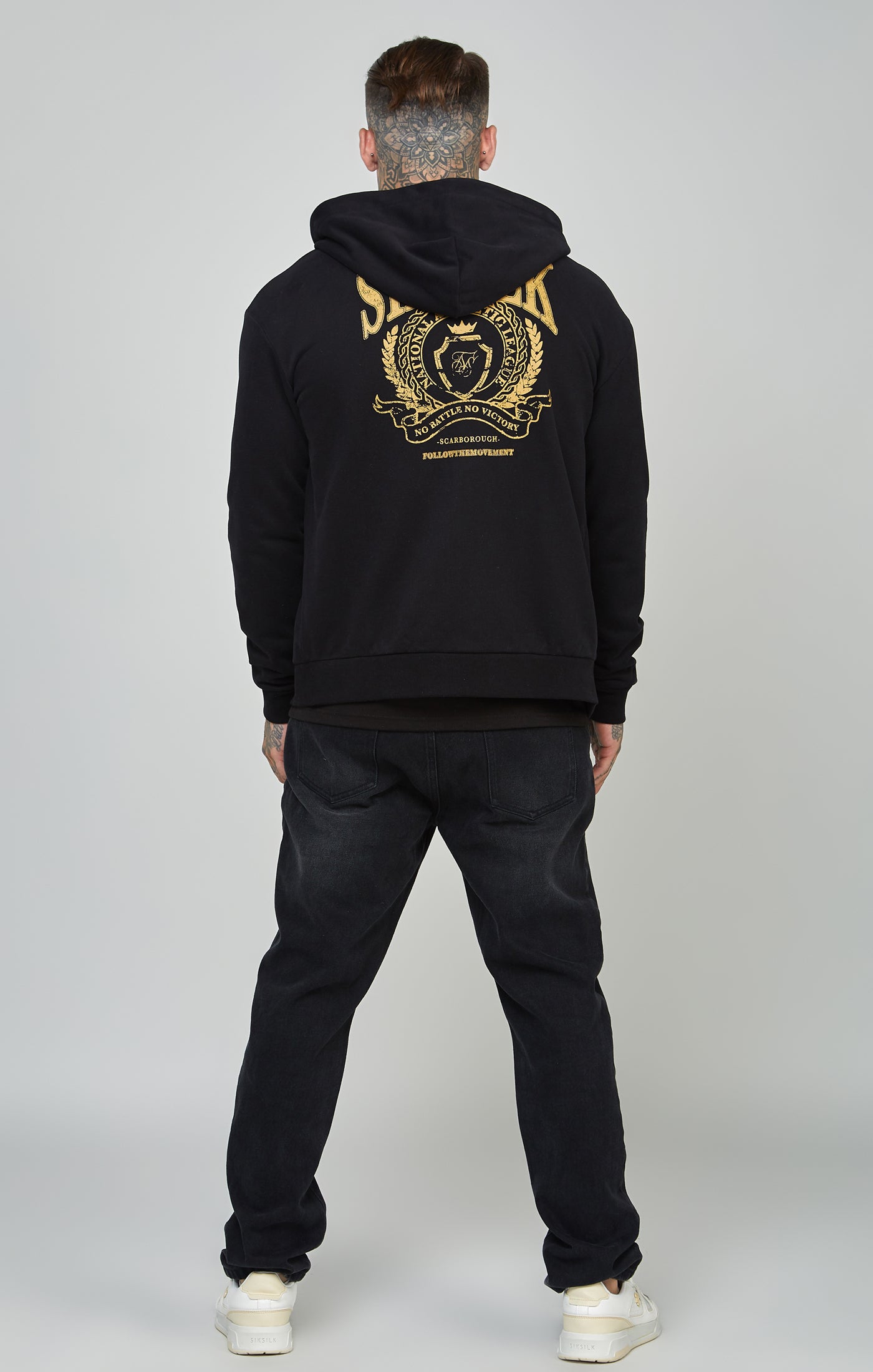 Load image into Gallery viewer, Oversized Crest Logo Zip Through Hoodie (4)