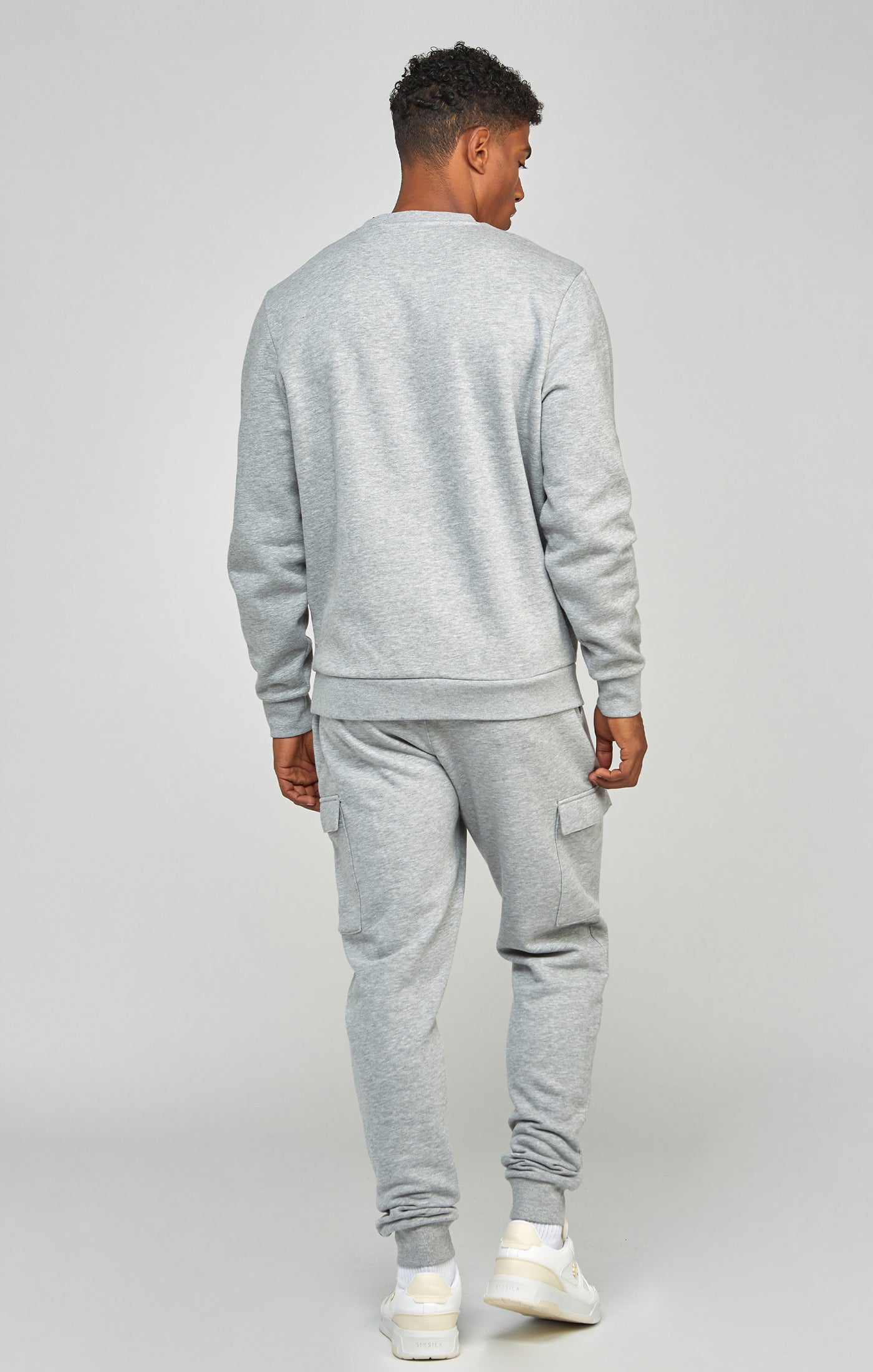 Load image into Gallery viewer, Grey Marl Essential Sweatshirt (4)