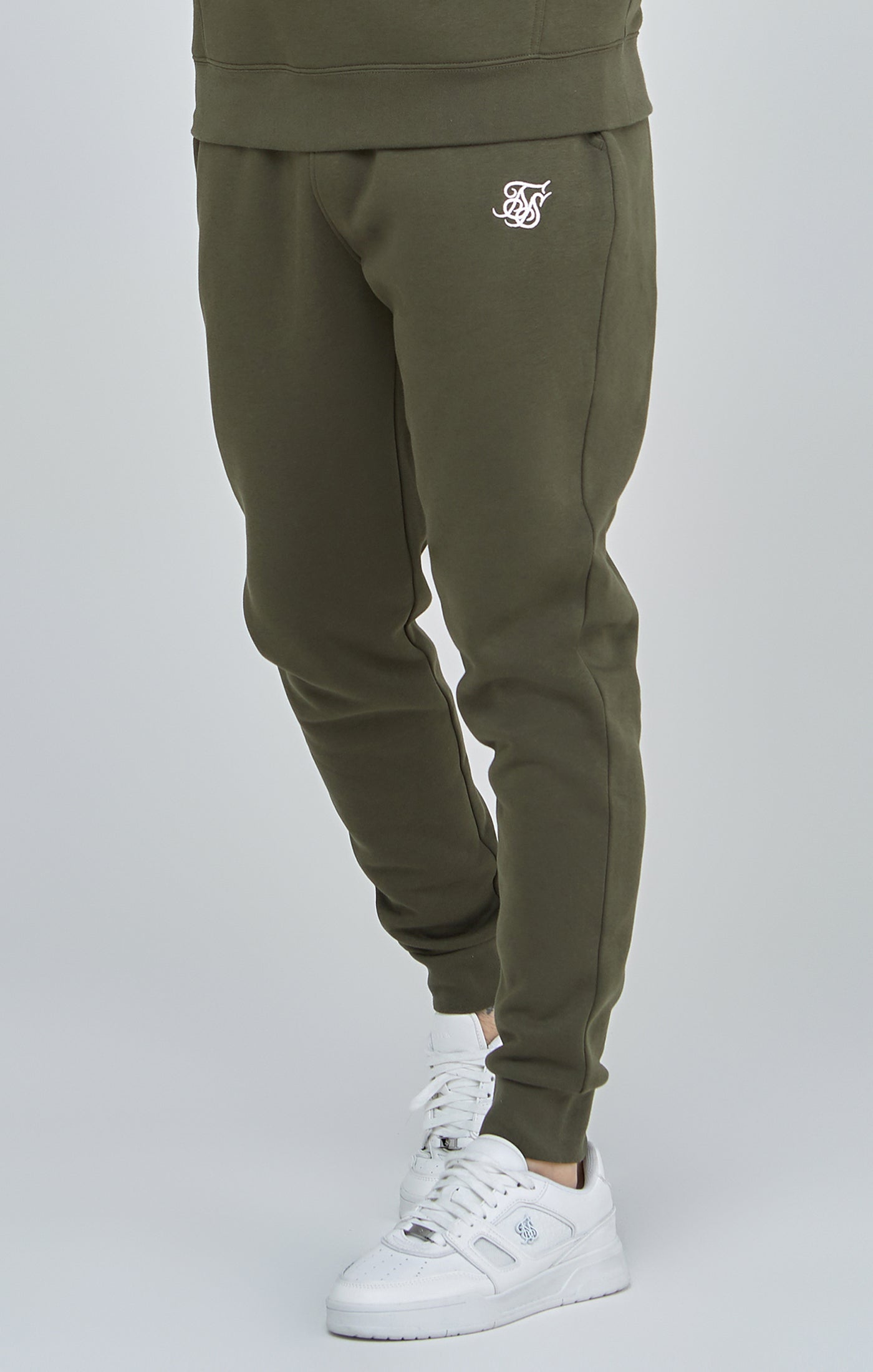 Load image into Gallery viewer, Khaki Essential Cuffed Jogger