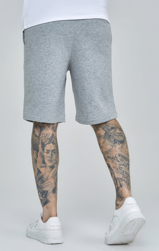 Grey Marl Essential Fleece Shorts