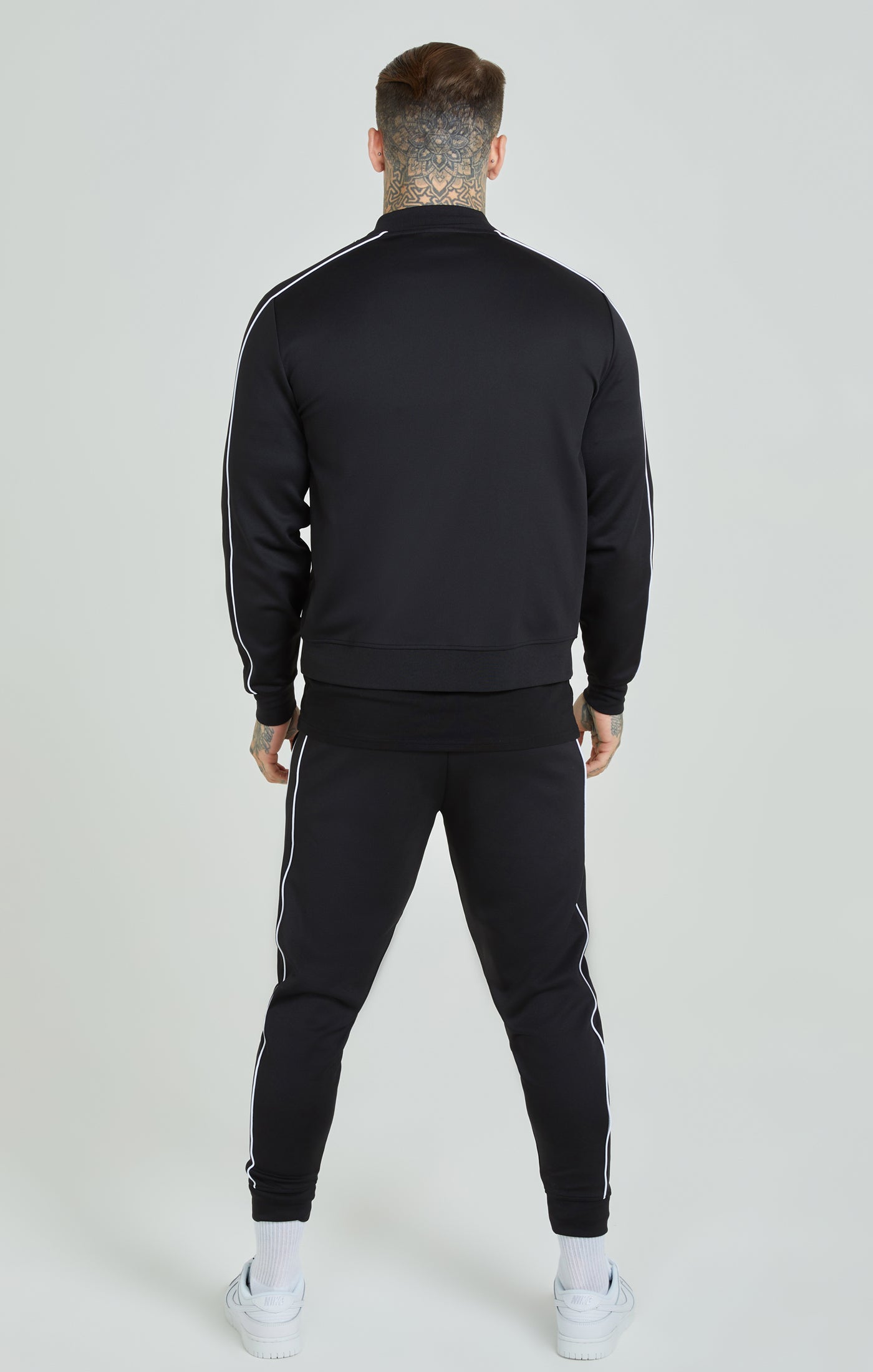 Load image into Gallery viewer, Black Panelled Tracksuit (4)