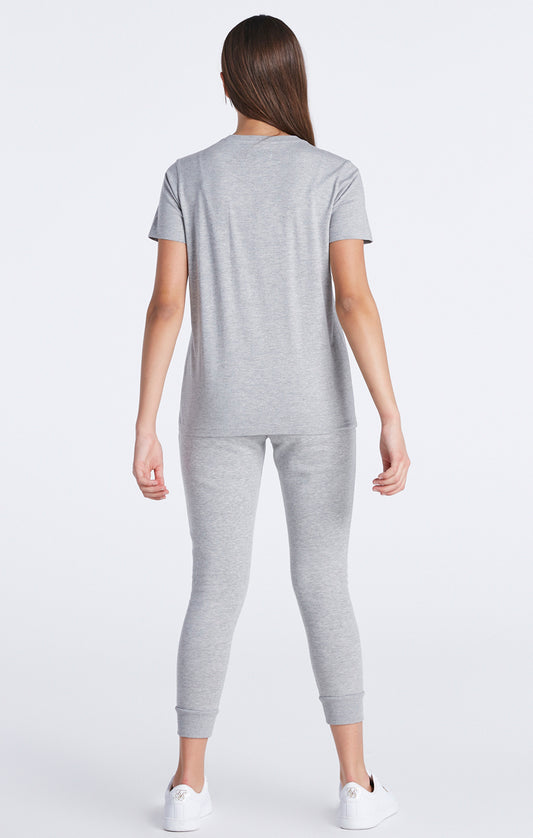 Girls Grey Marl Essentials Boyfriend T-Shirt