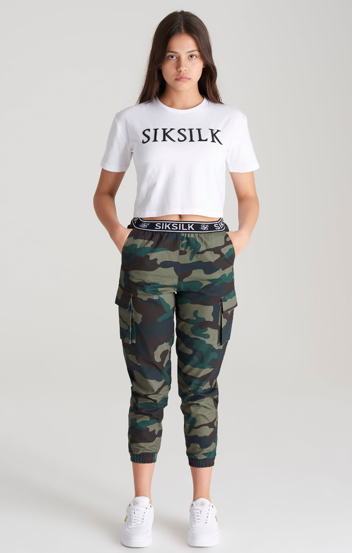 Load image into Gallery viewer, Girls Camo Taped Cargo Pant (3)