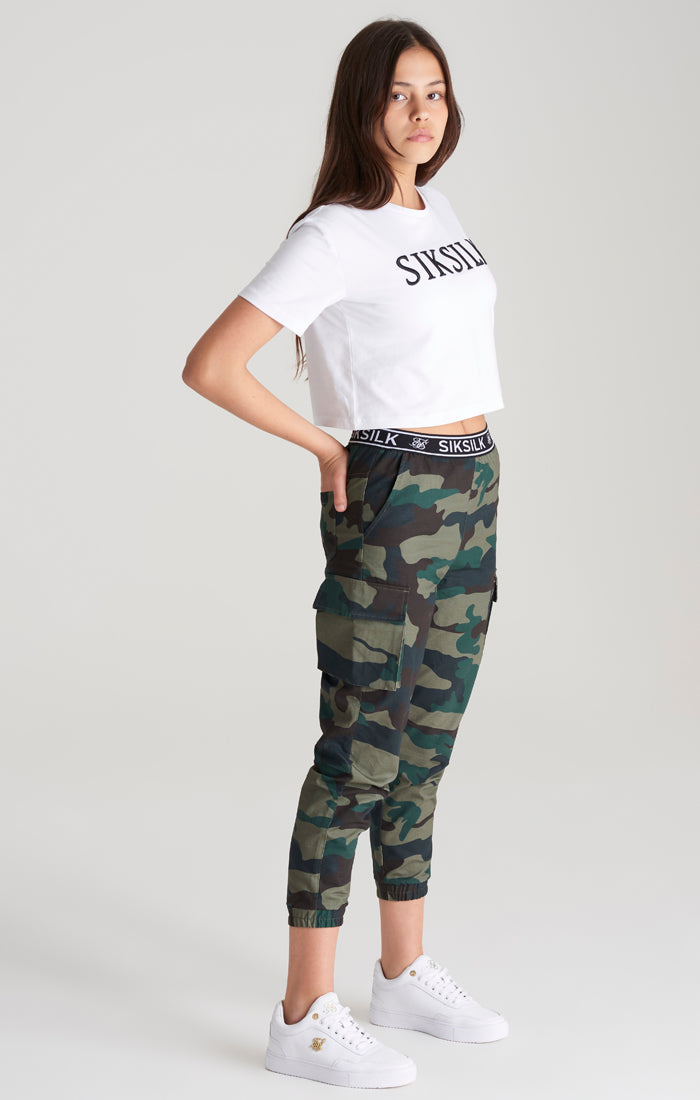 Load image into Gallery viewer, Girls Camo Taped Cargo Pant (5)