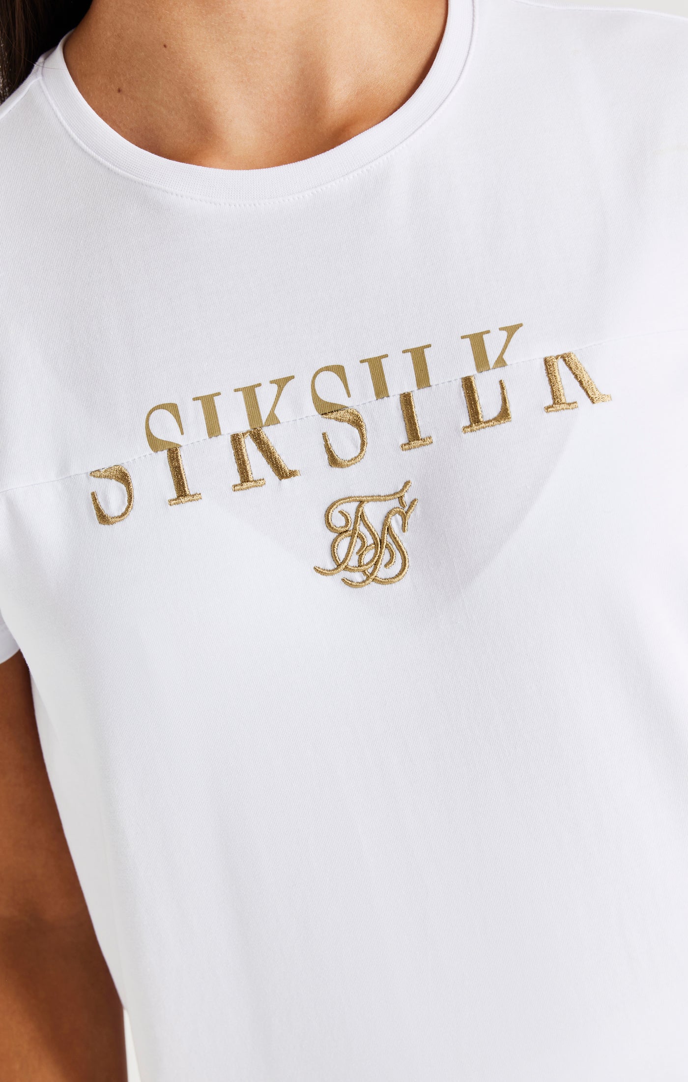 Load image into Gallery viewer, SikSilk Division Boyfriend Tee - White (1)