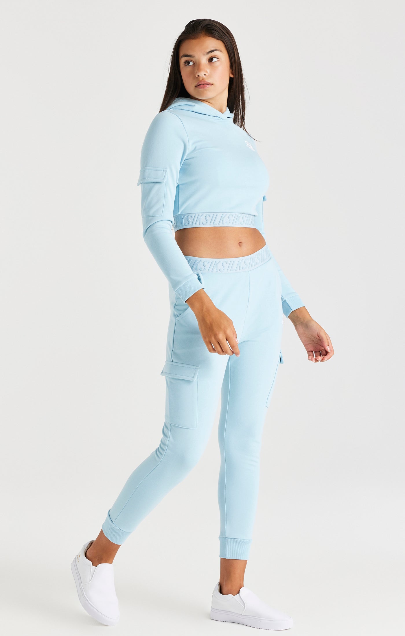 Load image into Gallery viewer, SikSilk Taped Cargo Pants - Blue (2)