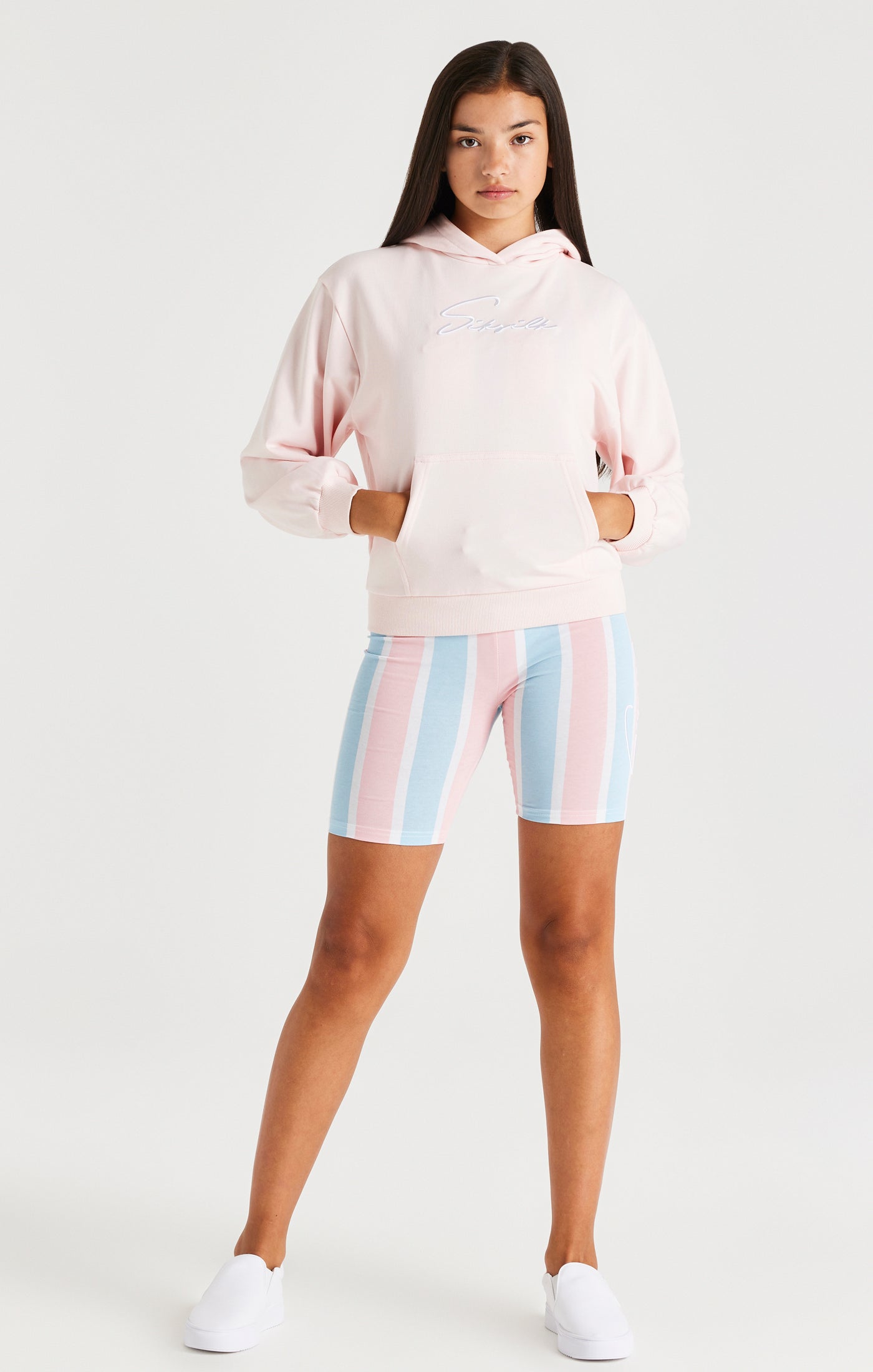 Load image into Gallery viewer, SikSilk Relaxed Fit Signature Hoodie - Pink (2)
