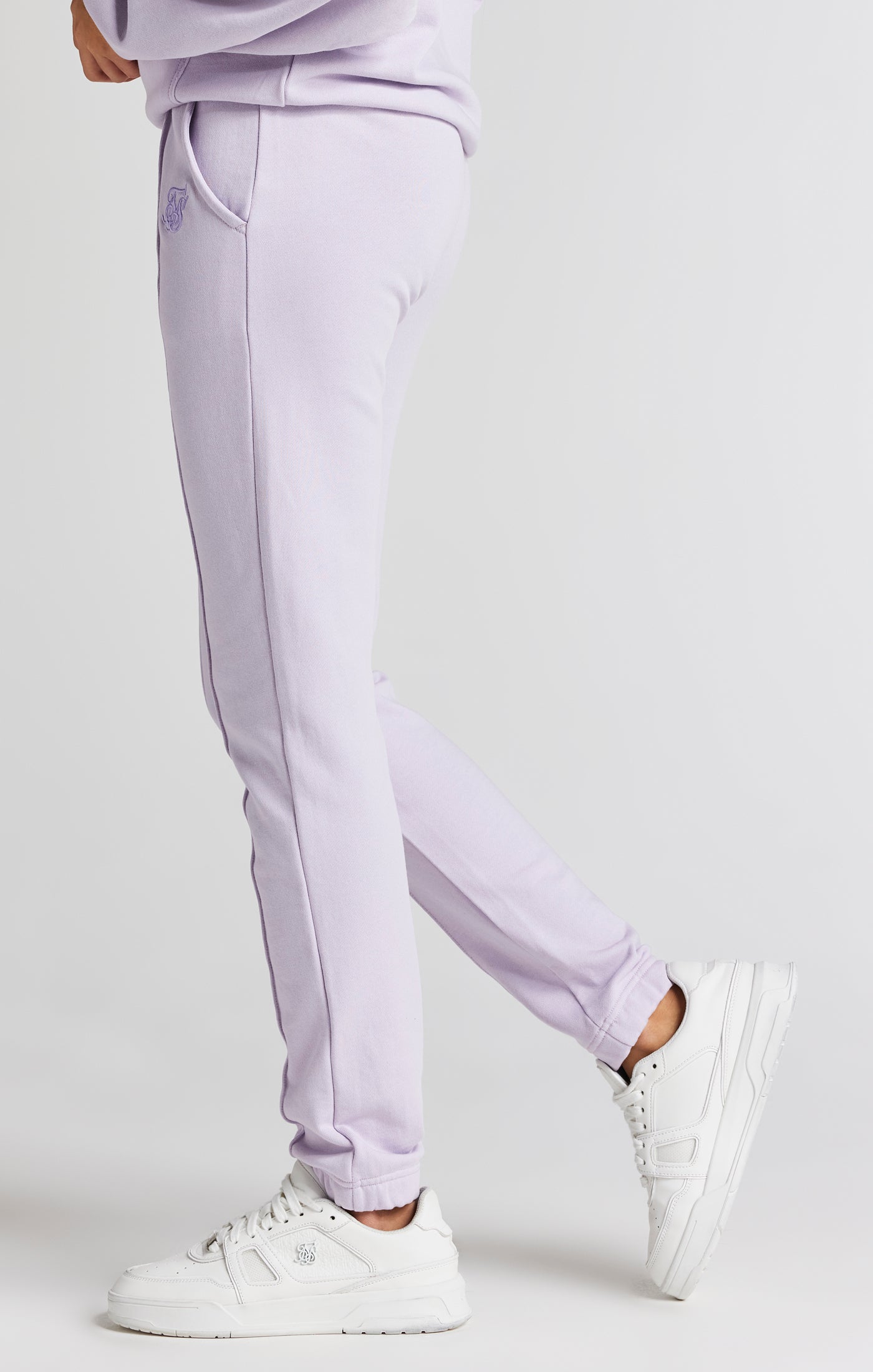 Load image into Gallery viewer, Girls Purple Relaxed Fit Pleated Jogger (1)