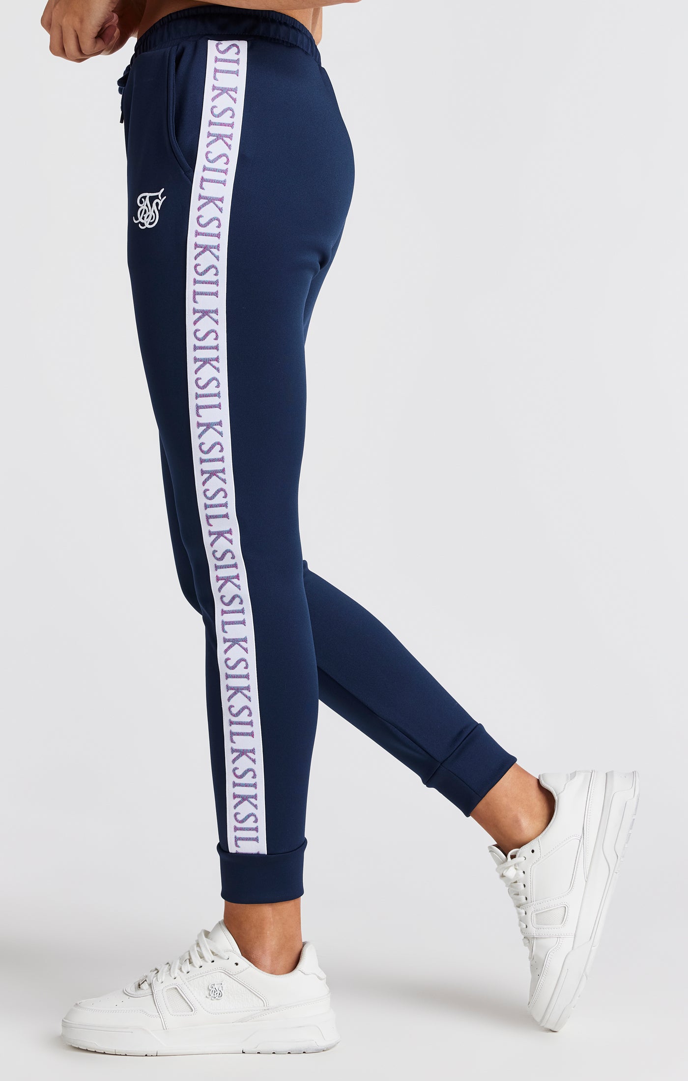 Load image into Gallery viewer, Girls Navy Track Pant (1)
