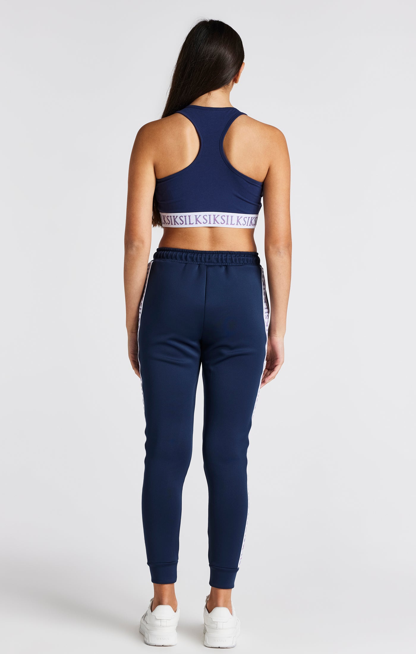 Load image into Gallery viewer, Girls Navy Track Pant (4)