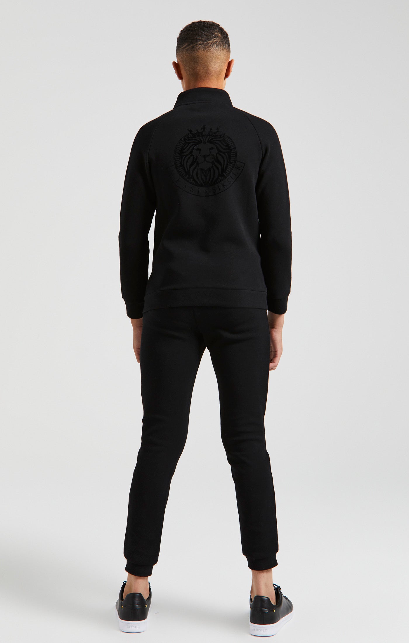 Load image into Gallery viewer, Boys Messi x SikSilk Black Cuffed Pant (5)