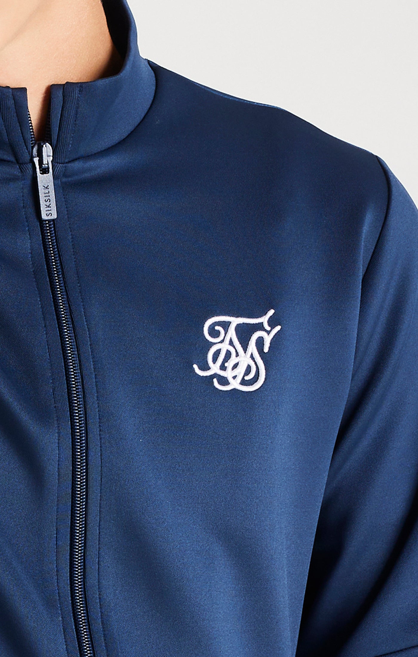 Load image into Gallery viewer, SikSilk Zonal Fade Track Top - Navy (1)