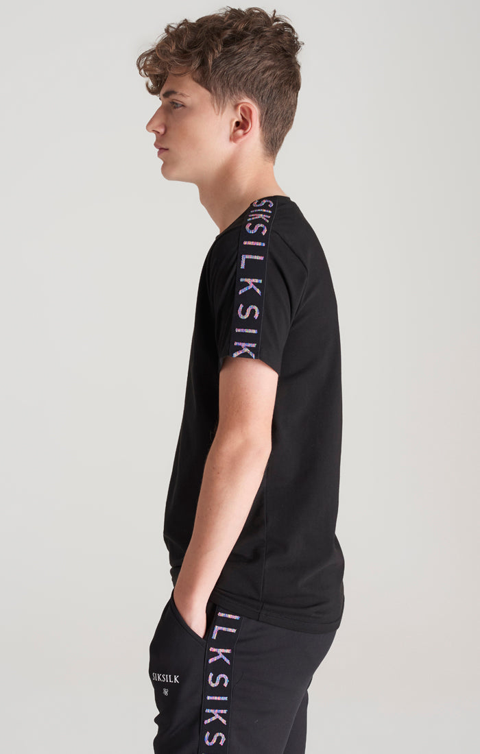 Load image into Gallery viewer, Boys Black Taped T-Shirt (1)