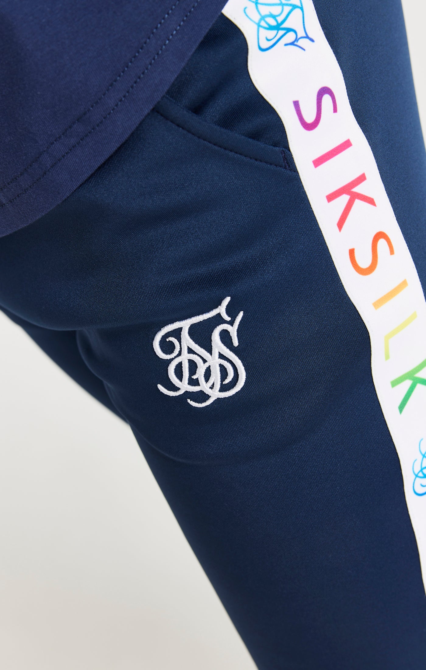 Load image into Gallery viewer, SikSilk Rainbow Joggers - Navy (5)