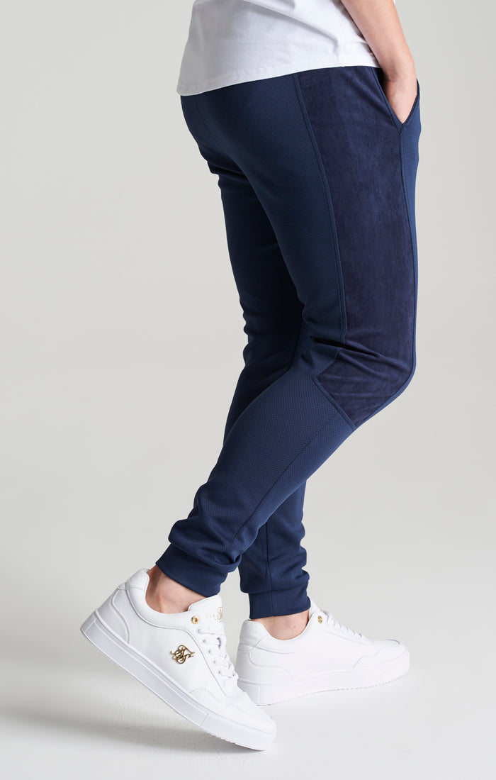 Load image into Gallery viewer, Boys Navy Mesh Jogger (2)