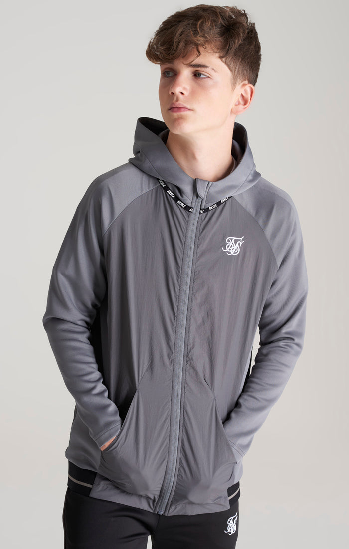 Load image into Gallery viewer, SikSilk Fusion Zip Through - Grey