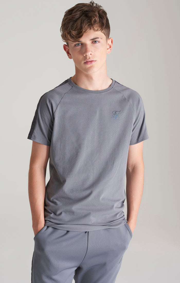 Load image into Gallery viewer, Boys Grey Taped Raglan T-Shirt