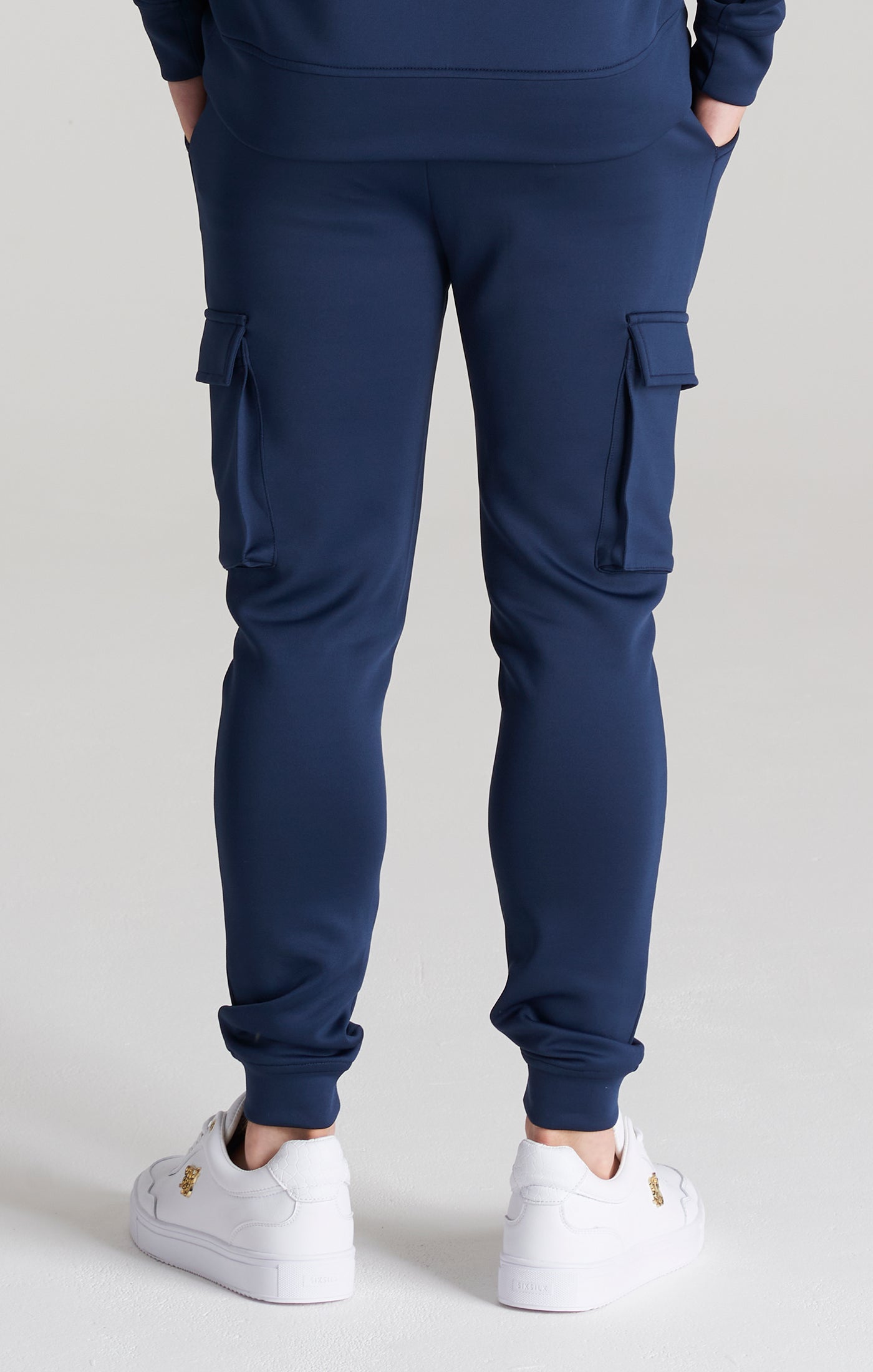 Load image into Gallery viewer, Boys Navy Cargo Jogger (2)
