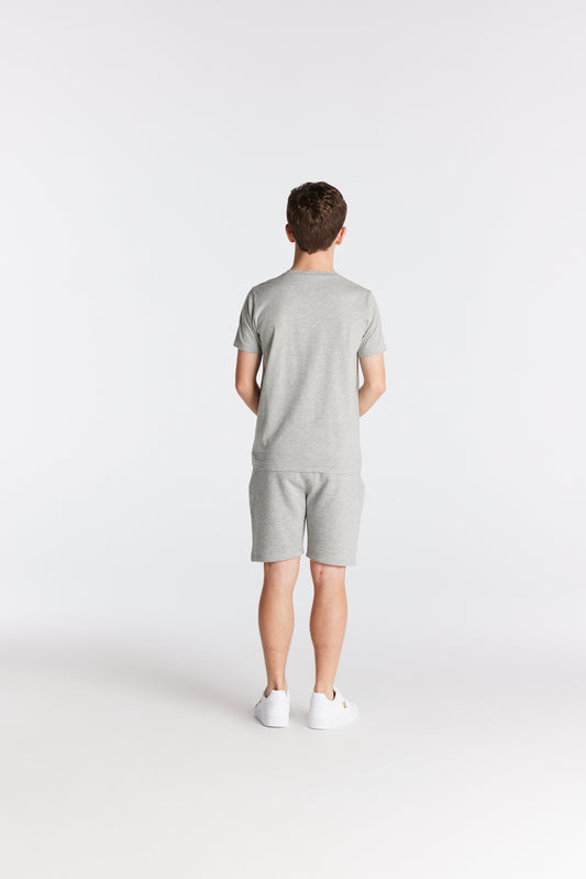 Boys Grey Marl Essentials Fleece Short
