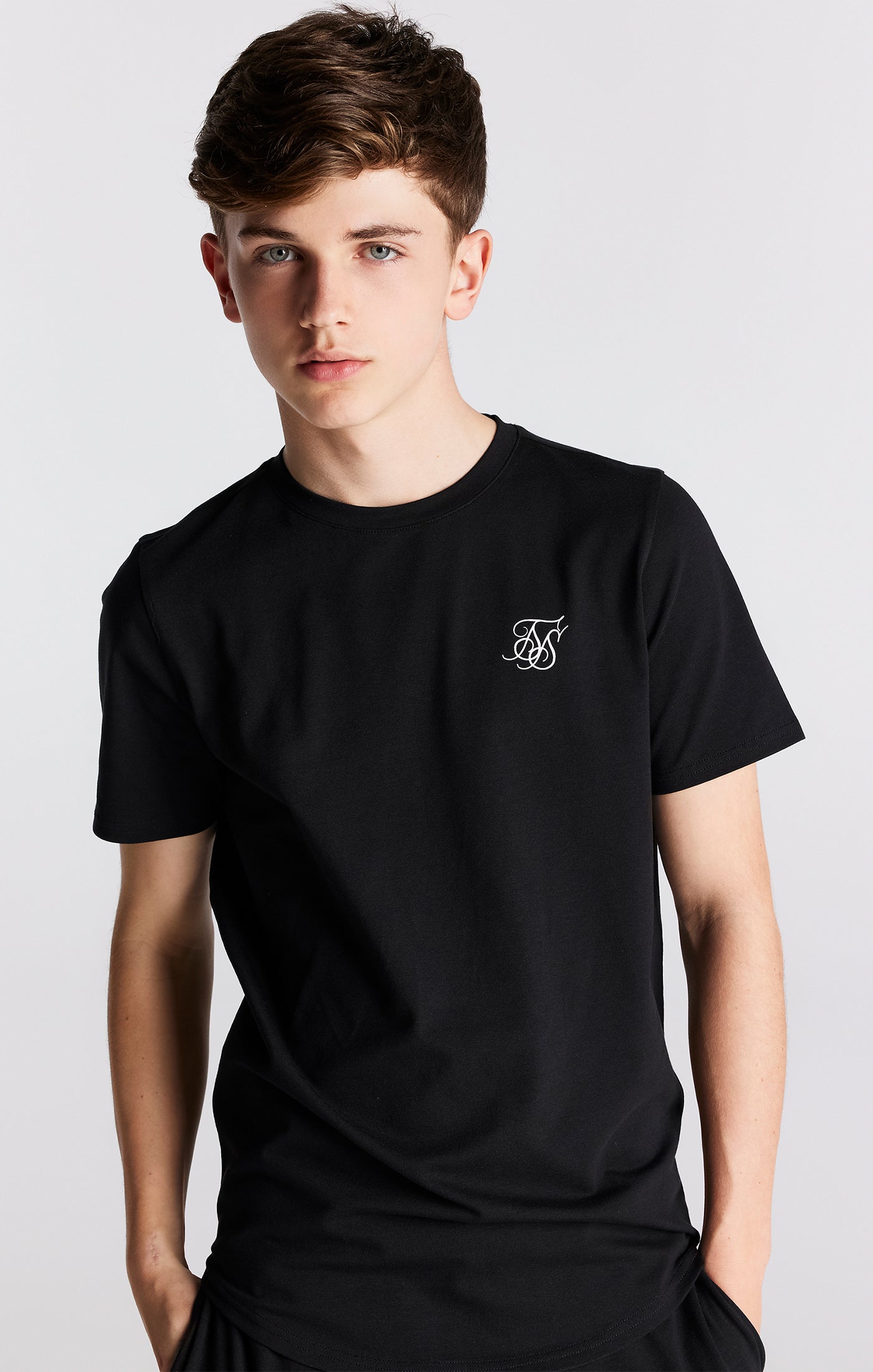 Load image into Gallery viewer, SikSilk Twin Set Tee &amp; Shorts - Black (3)