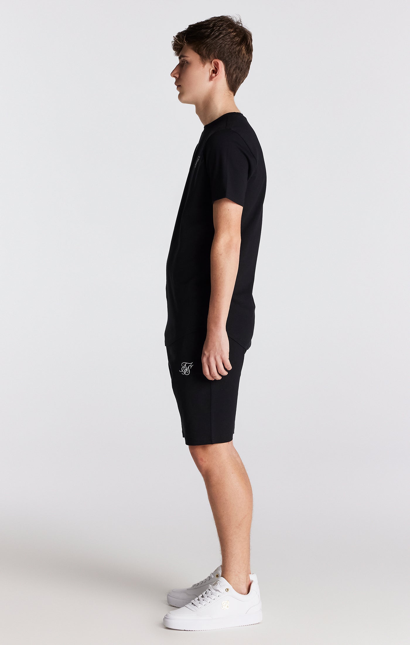Load image into Gallery viewer, SikSilk Twin Set Tee &amp; Shorts - Black (1)