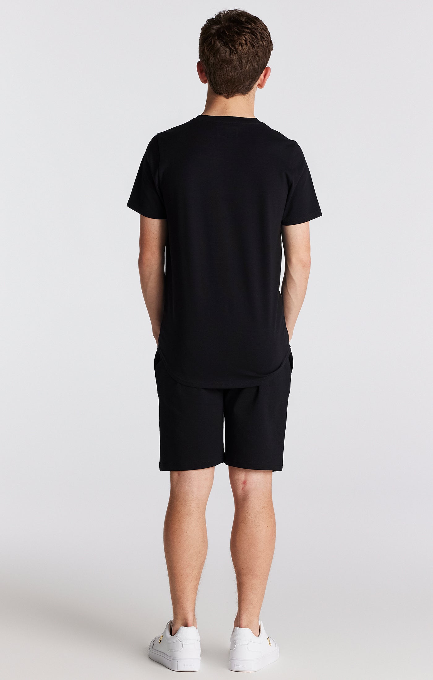 Load image into Gallery viewer, SikSilk Twin Set Tee &amp; Shorts - Black (2)