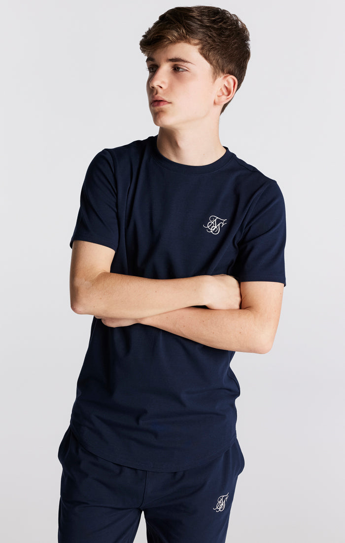 Load image into Gallery viewer, SikSilk Twin Set Tee &amp; Shorts - Navy (3)