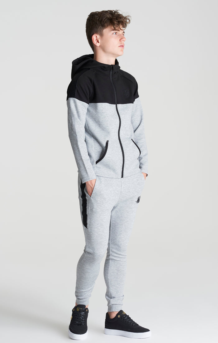 Load image into Gallery viewer, Boys Grey Poly Taped Tracksuit