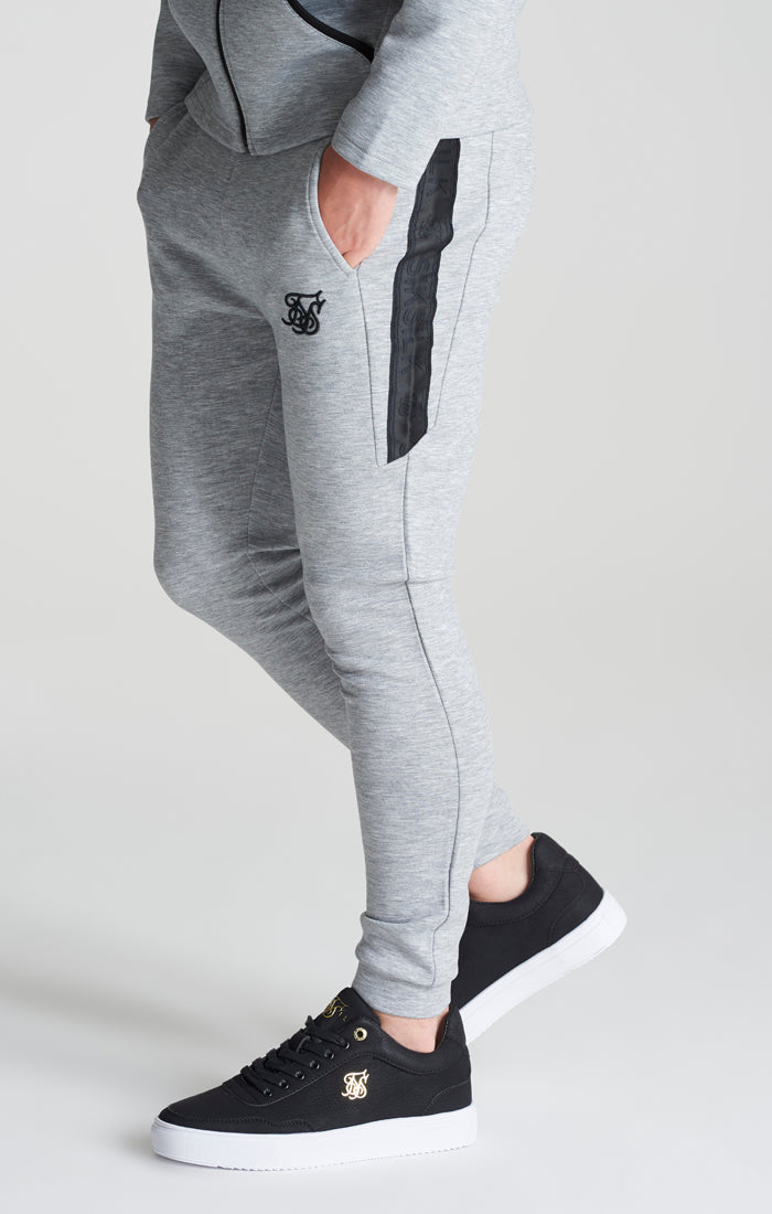 Load image into Gallery viewer, Boys Grey Poly Taped Tracksuit (8)