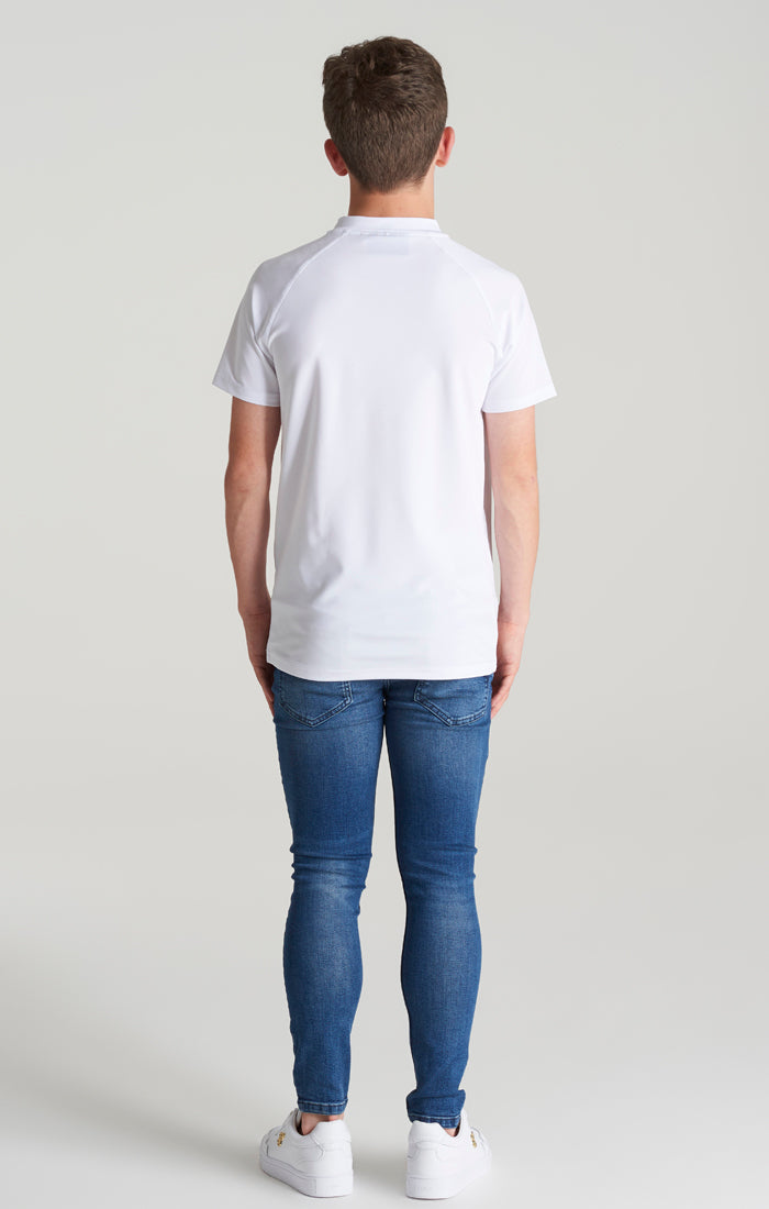 Load image into Gallery viewer, Boys White Retro T-Shirt (5)