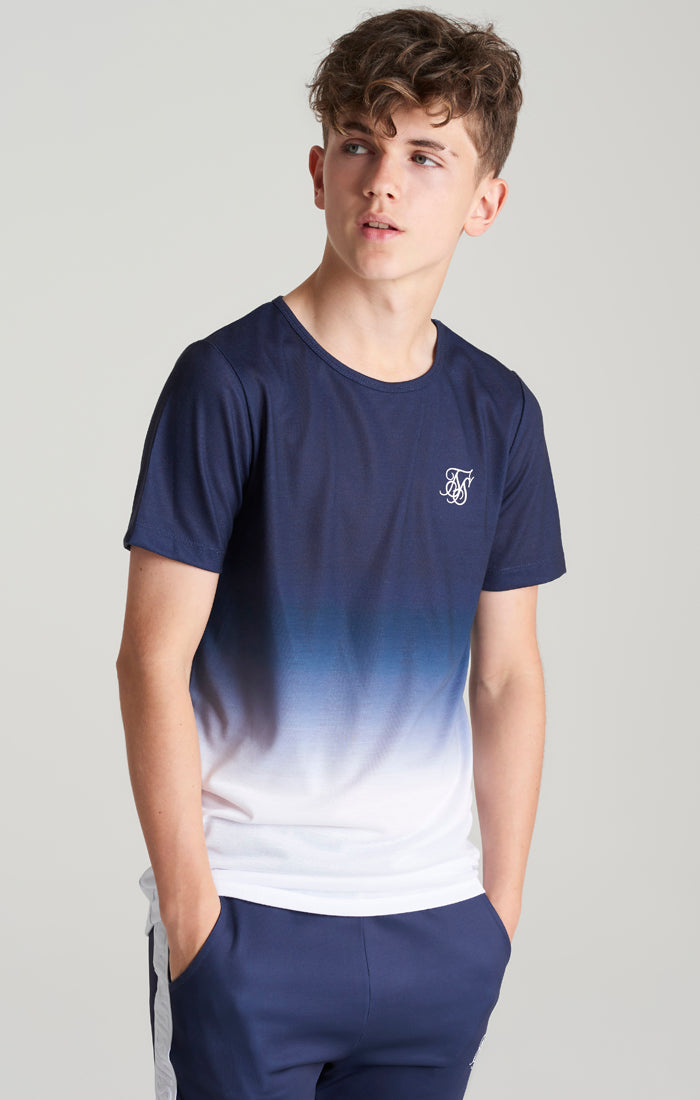 Load image into Gallery viewer, Boys Navy Fade T-Shirt