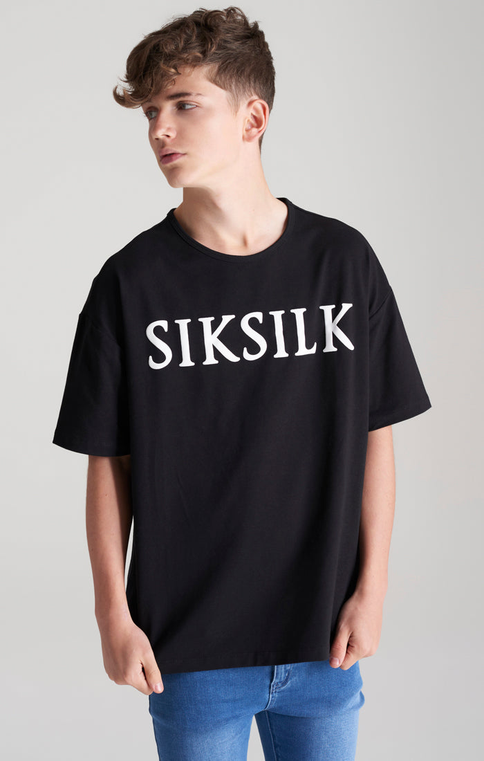 Load image into Gallery viewer, Boys Black Oversized T-Shirt