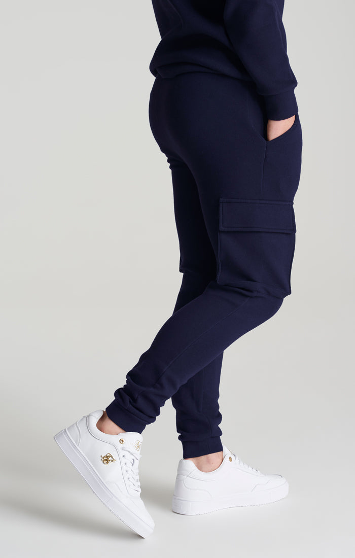 Load image into Gallery viewer, Boys Navy Cargo Jogger (1)