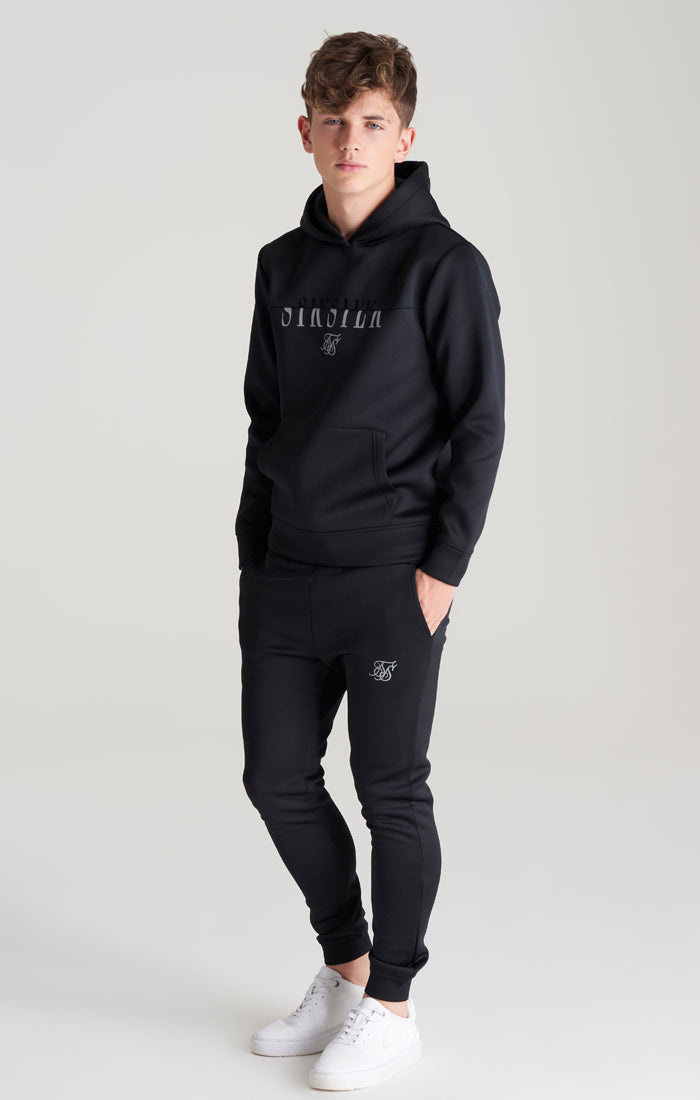 Load image into Gallery viewer, Boys Black Logo Jogger