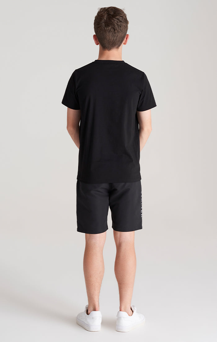 Load image into Gallery viewer, Boys Black Logo T-Shirt (2)