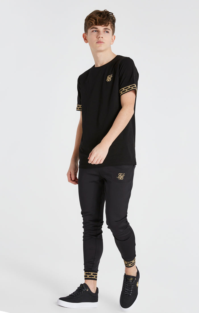 Load image into Gallery viewer, Boys Black Taped T-Shirt (3)