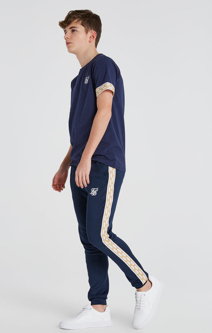 Load image into Gallery viewer, Boys Navy Taped T-Shirt (3)
