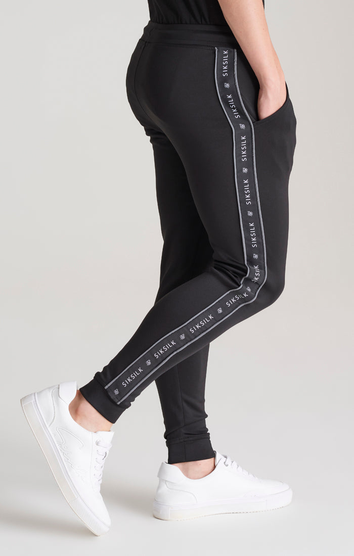 Load image into Gallery viewer, Boys Black Taped Jogger (2)