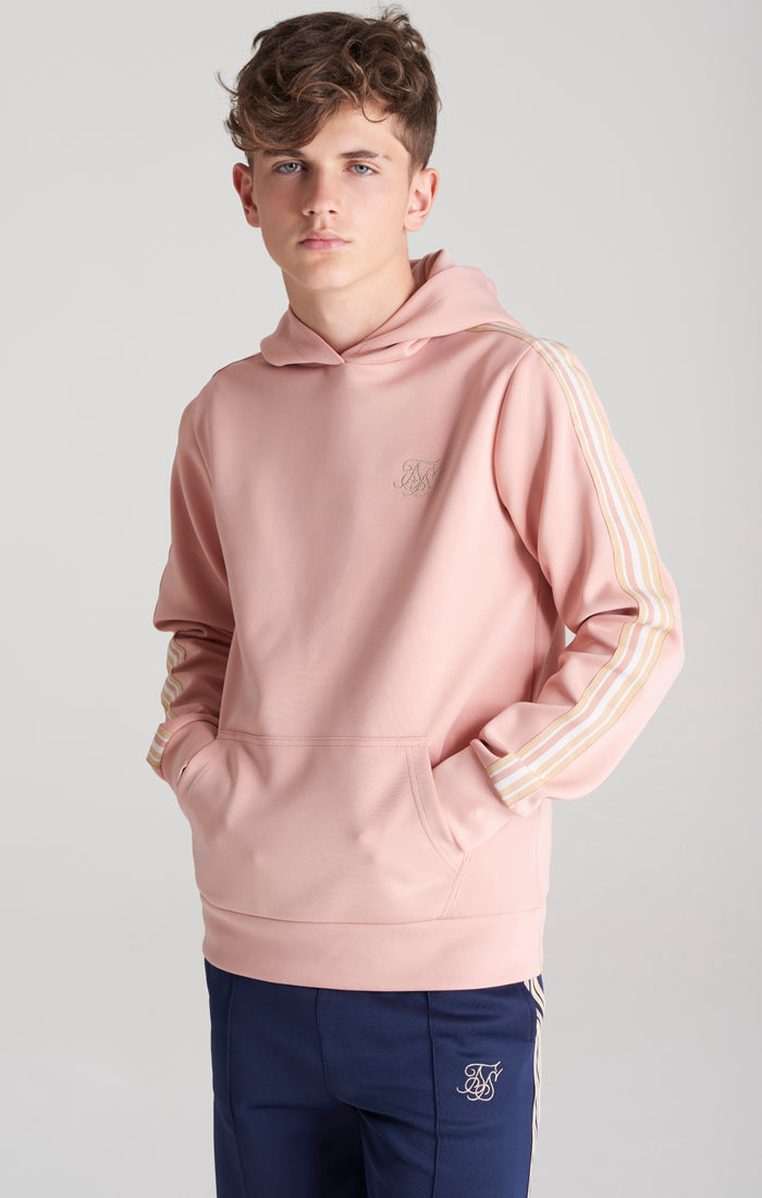 Load image into Gallery viewer, Boys Pink Taped Overhead Hoodie