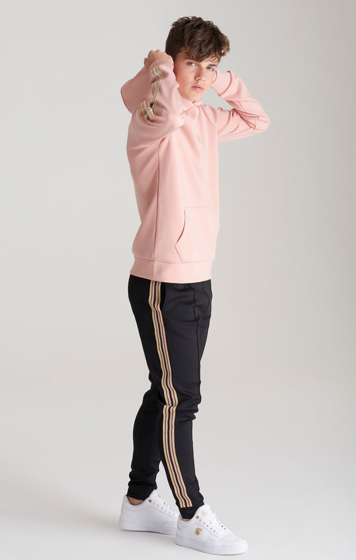 Load image into Gallery viewer, Boys Pink Taped Overhead Hoodie (4)