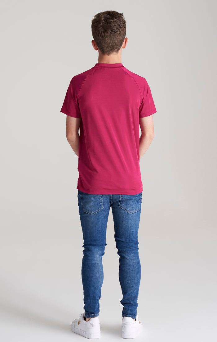 Load image into Gallery viewer, Boys Pink Retro Sports T-Shirt (5)